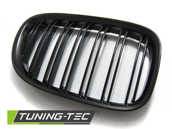 Upgrade Sportgrill Nieren für BMW 7er F01 09-15 Hochglanz schwarz in Doppelsteg Design